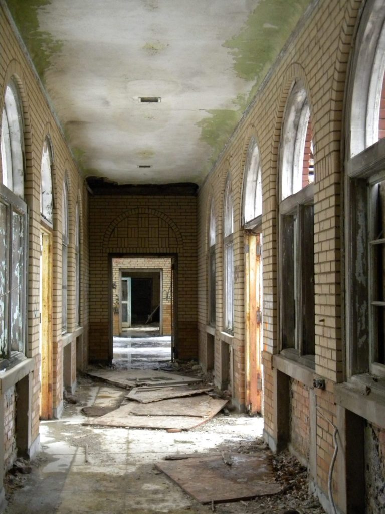 Hallway to nowhere - Manteno State Mental Hospital